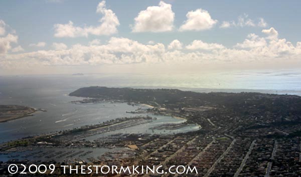 Nugget #171 E Pt Loma from airplane
