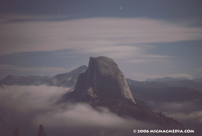 Nugget #35 Half Dome Yosemite midnight ID 700