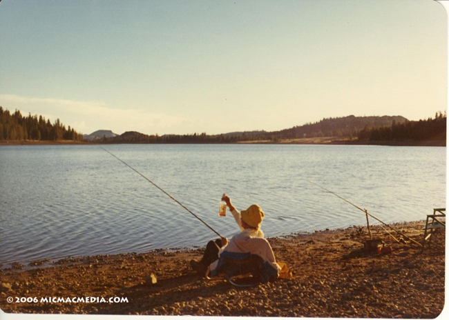 Nugget #71 C Meadow Lake fishing Vi White photo