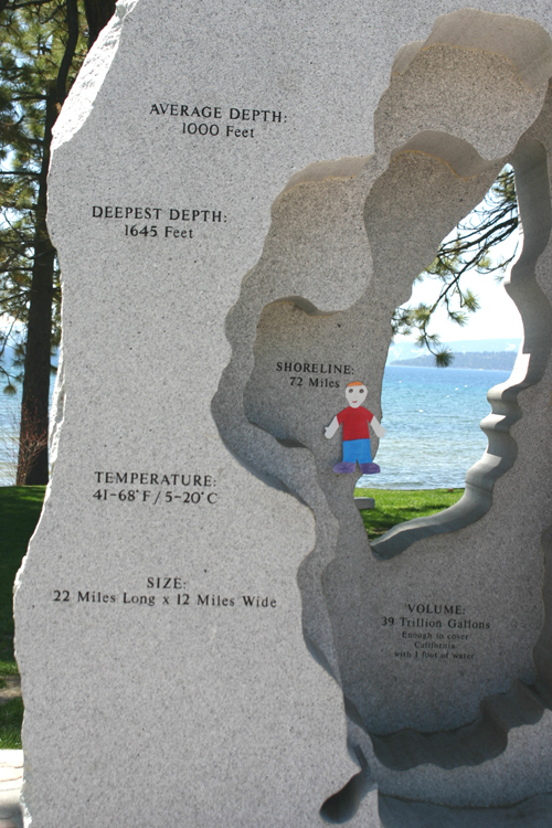 FS 6 Tahoe granite sculpture print