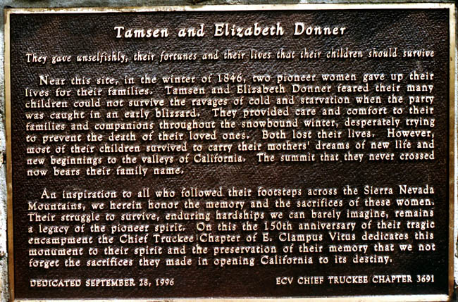 Donner women plaque65002