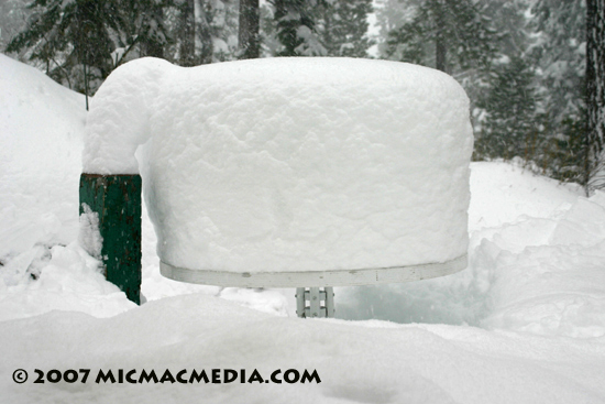 Nugget #105 A 36-hour snowfall 2-26-07 Nugget #105 A 36-hour snowfall 2-26-07