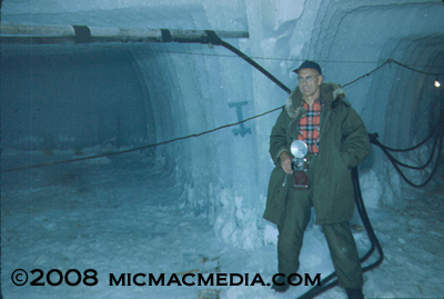 Nugget #130 E 1959 Camp Century tunnel Nugget #130 E 1959 Camp Century tunnel