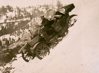 Nugget #137 E 1911 Car in snowpack Nugget #137 E 1911 Car in snowpack