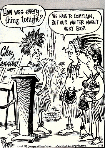 Nugget #154 E Cannibal Cartoon Nugget #154 E Cannibal Cartoon