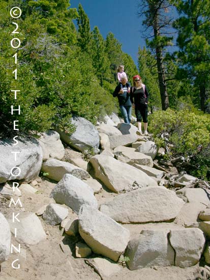 Nugget #211 Hiker Carrying  Child