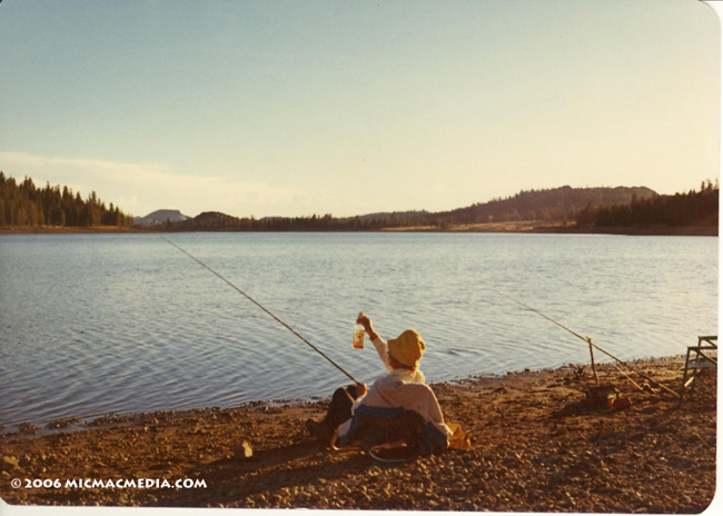 Nugget #71 C Meadow Lake fishing Vi White photo Nugget #71 C Meadow Lake fishing Vi White photo