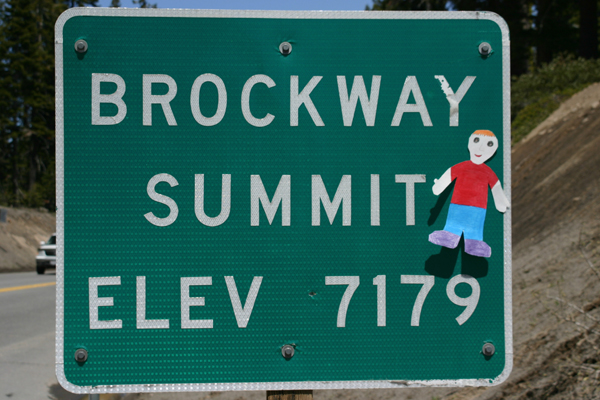 FS 4 Brockway Summit sign print FS 4 Brockway Summit sign print