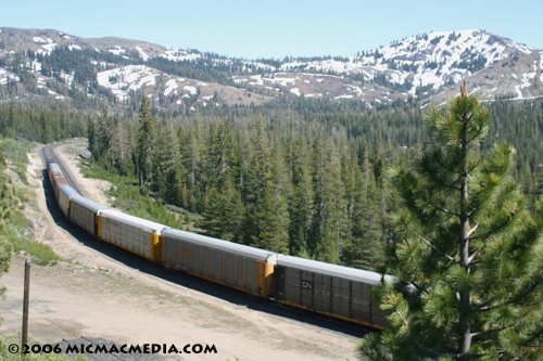 Nugget #85 B Eastbound freight train Summit copy